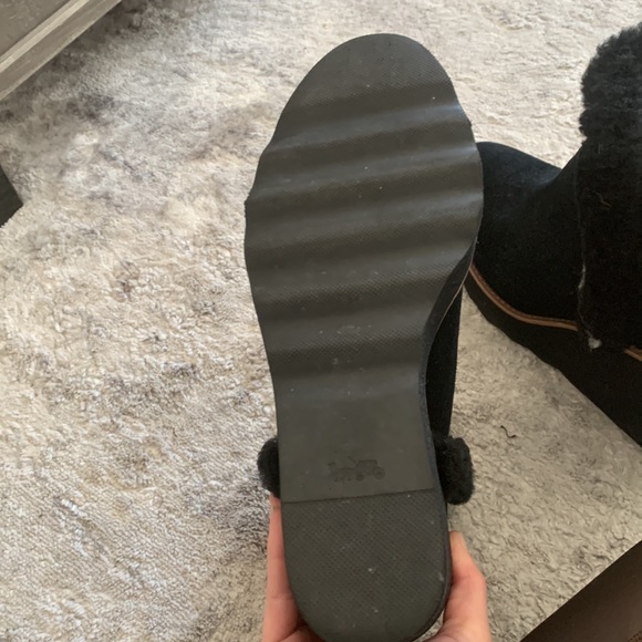 Coach - Kingston Winter Short Wedge Boots 9 - Picture 6 of 6